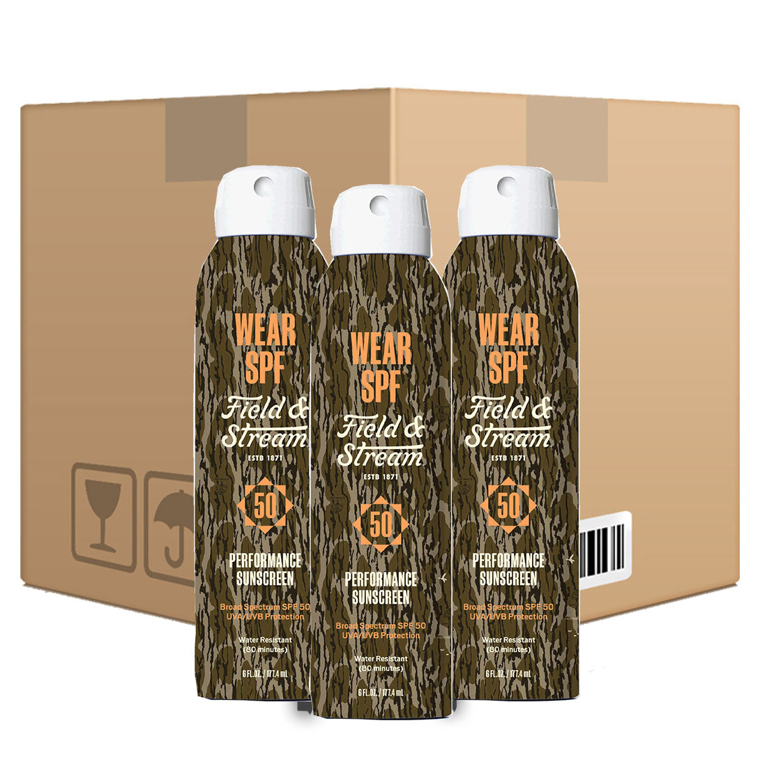 Field and Stream SPF 50 Sunscreen Spray CASE PACK (12pk)