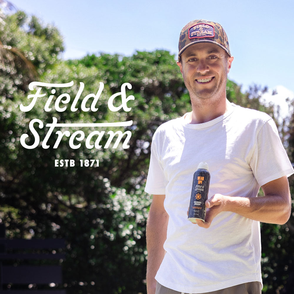 Pitcher Connor Kershaw with WearSPF Mineral Lotion