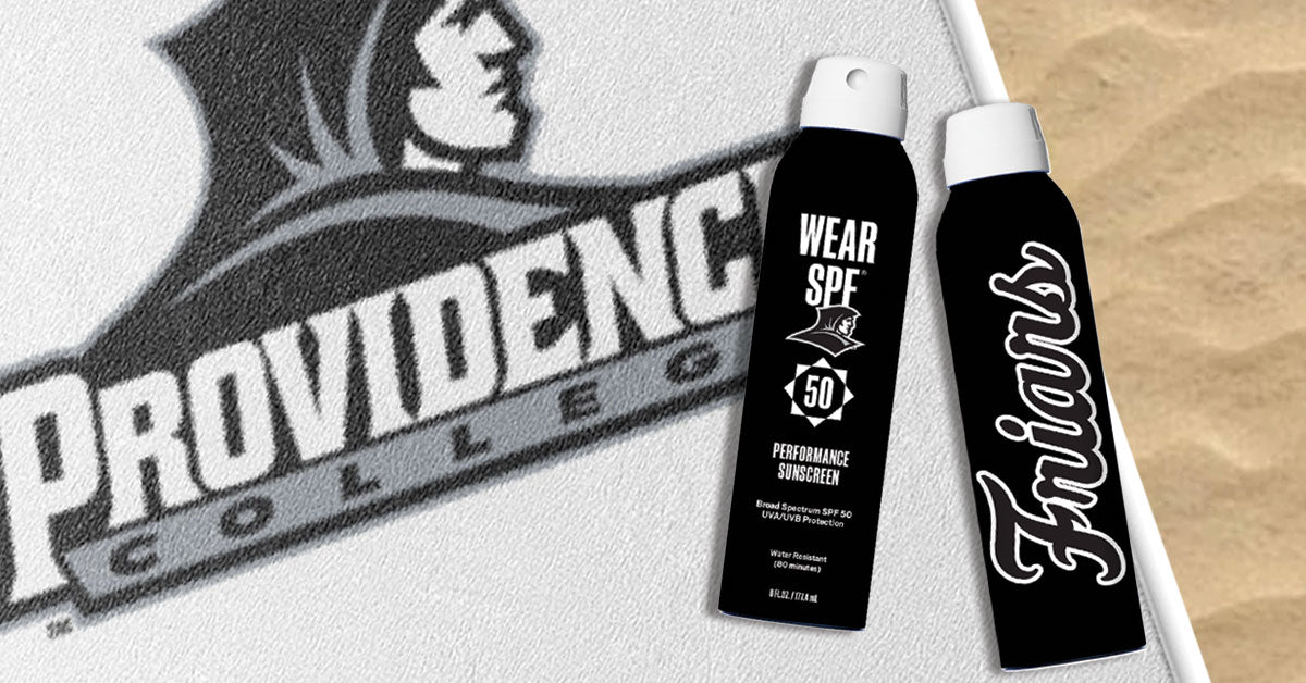 PROVIDENCE COLLEGE CUSTOM CAN SUNSCREEN SPRAY