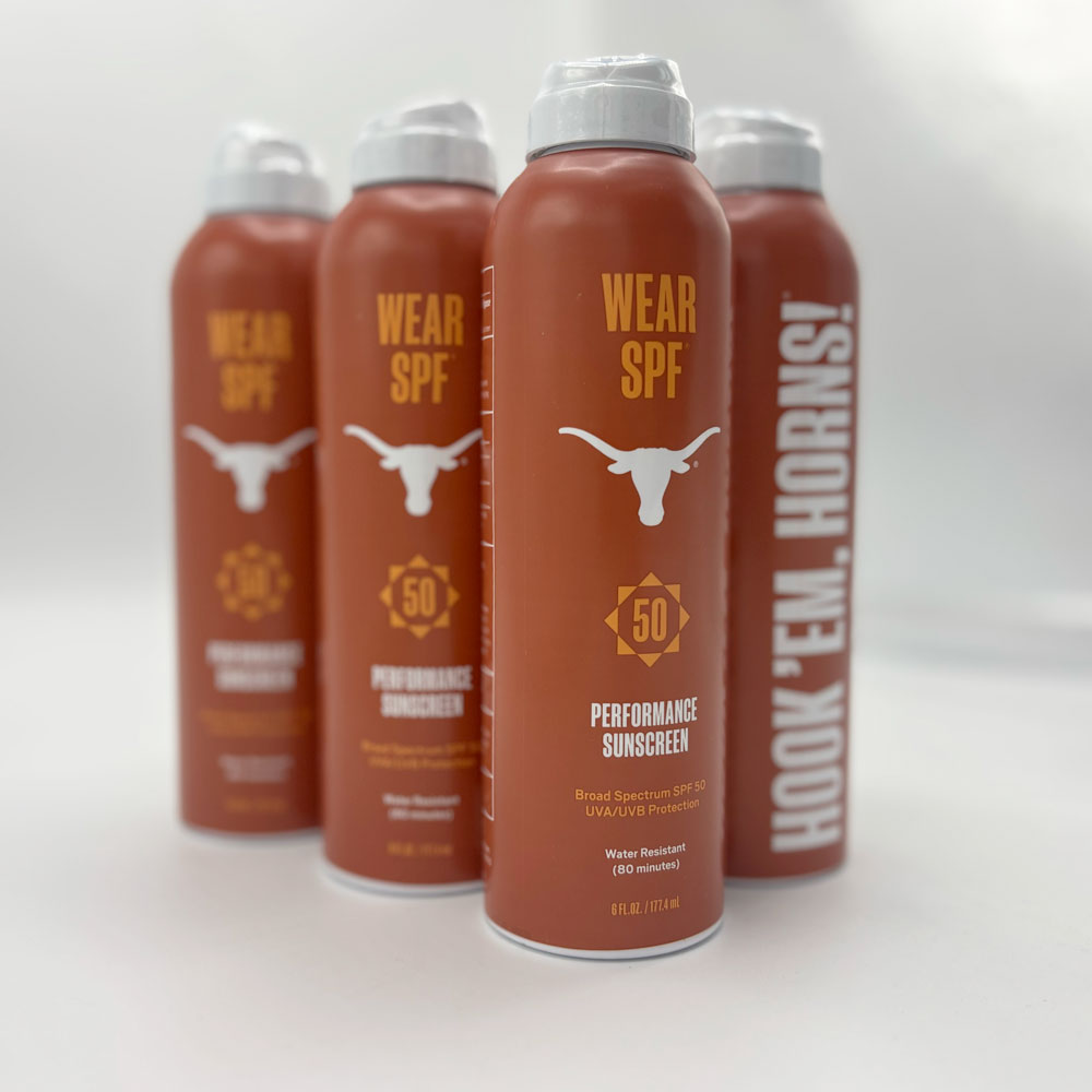 UNIVERSITY OF TEXAS SUNSCREEN SPRAY