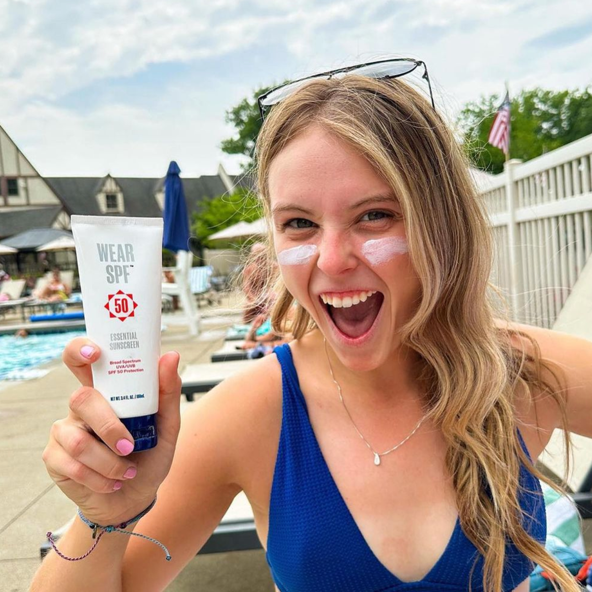 Pitcher Connor Kershaw with WearSPF Mineral Lotion