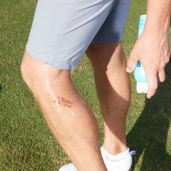 Justin Thomas Protecting Melanoma Scar