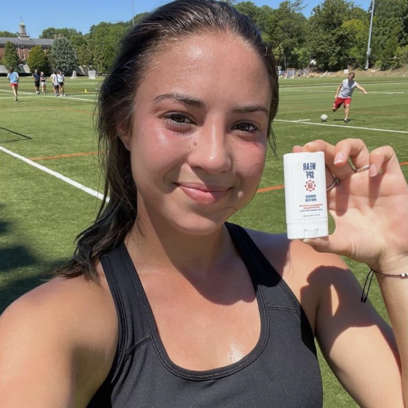 Talia DellaPeruta USA Soccer Star on Perforamnce Sunscreen