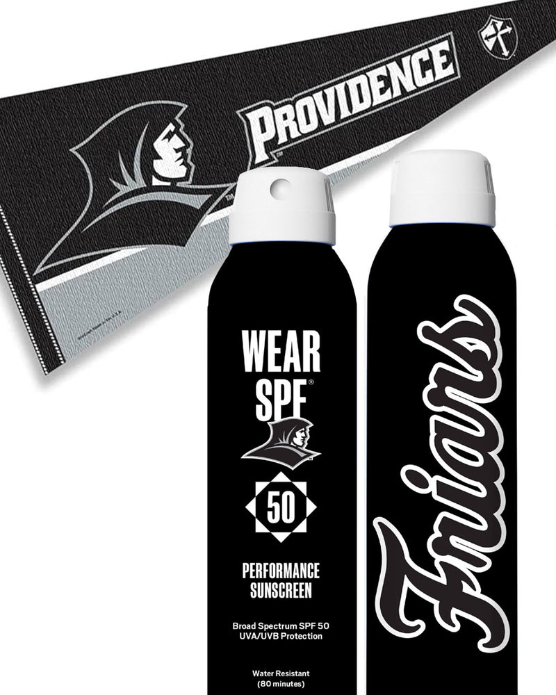 PROVIDENCE COLLEGE CUSTOM CAN SUNSCREEN SPRAY